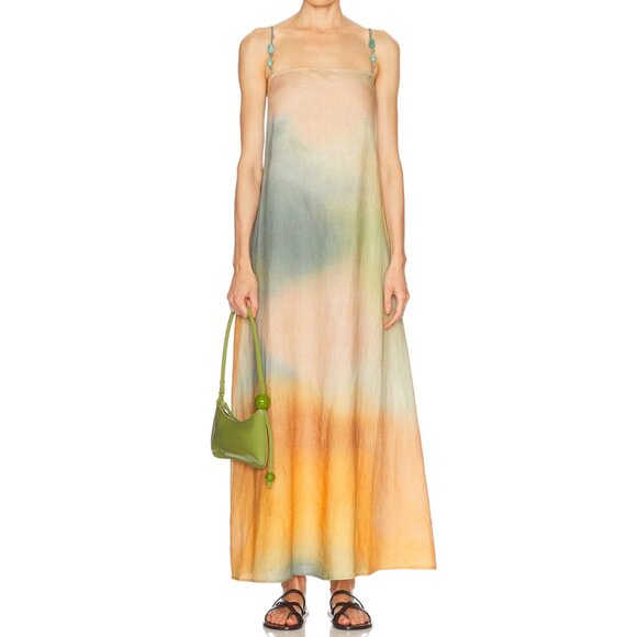 STAUD Laura Linen Dress - Picture 1 of 7